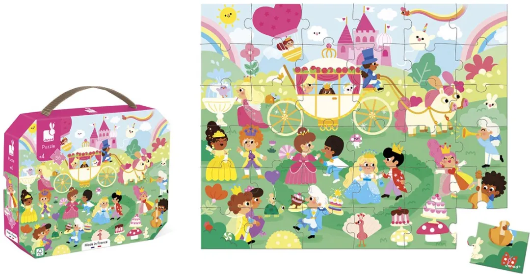 Janod Princessen Puzzel 36 Stuks