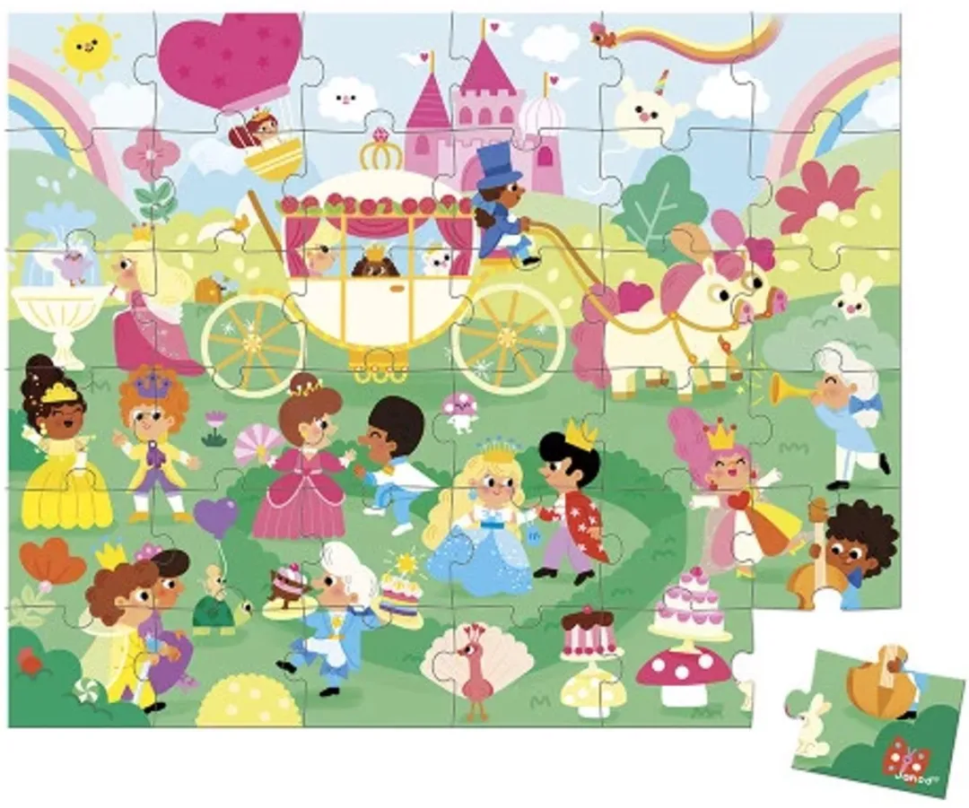 Janod Princessen Puzzel 36 Stuks