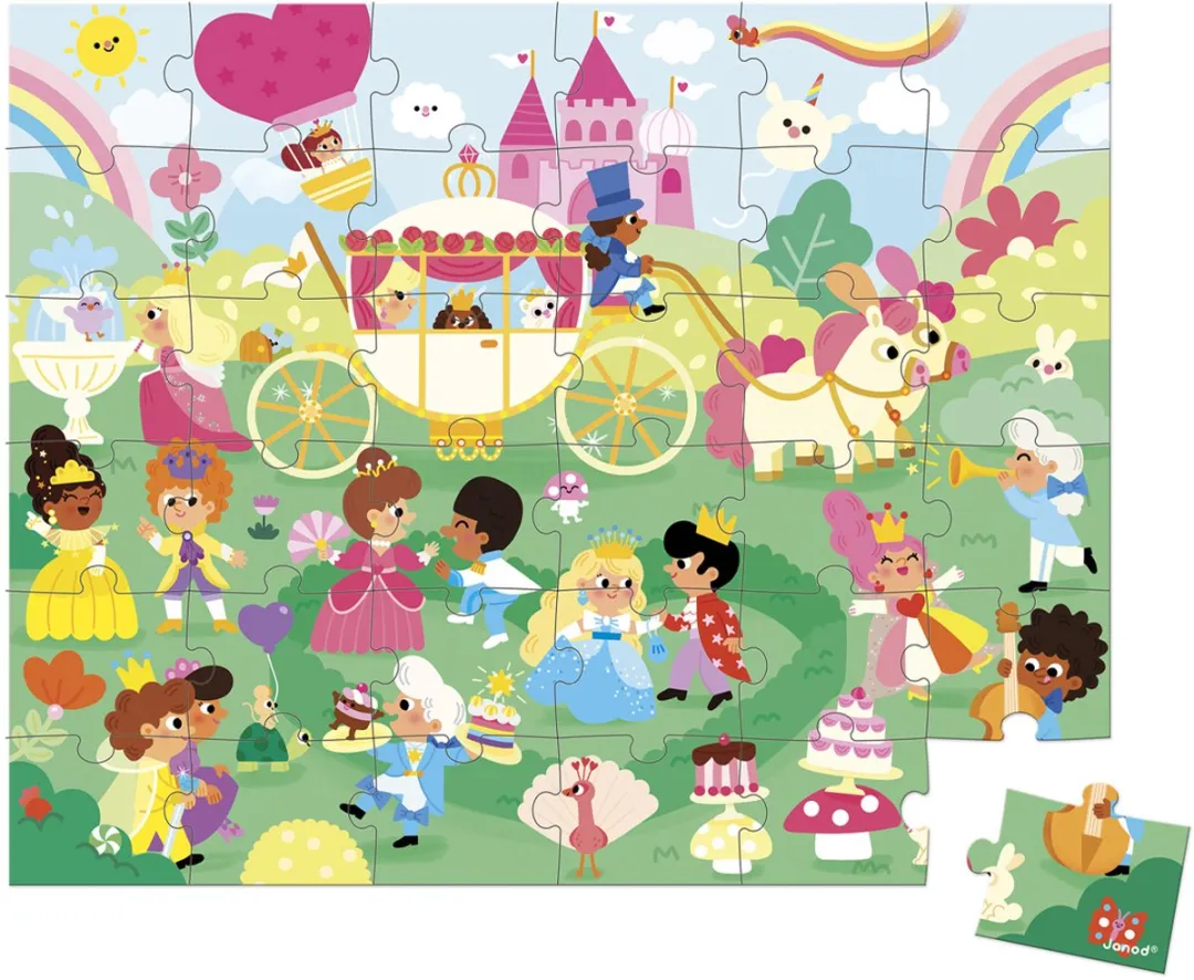 Janod Princessen Puzzel 36 Stuks