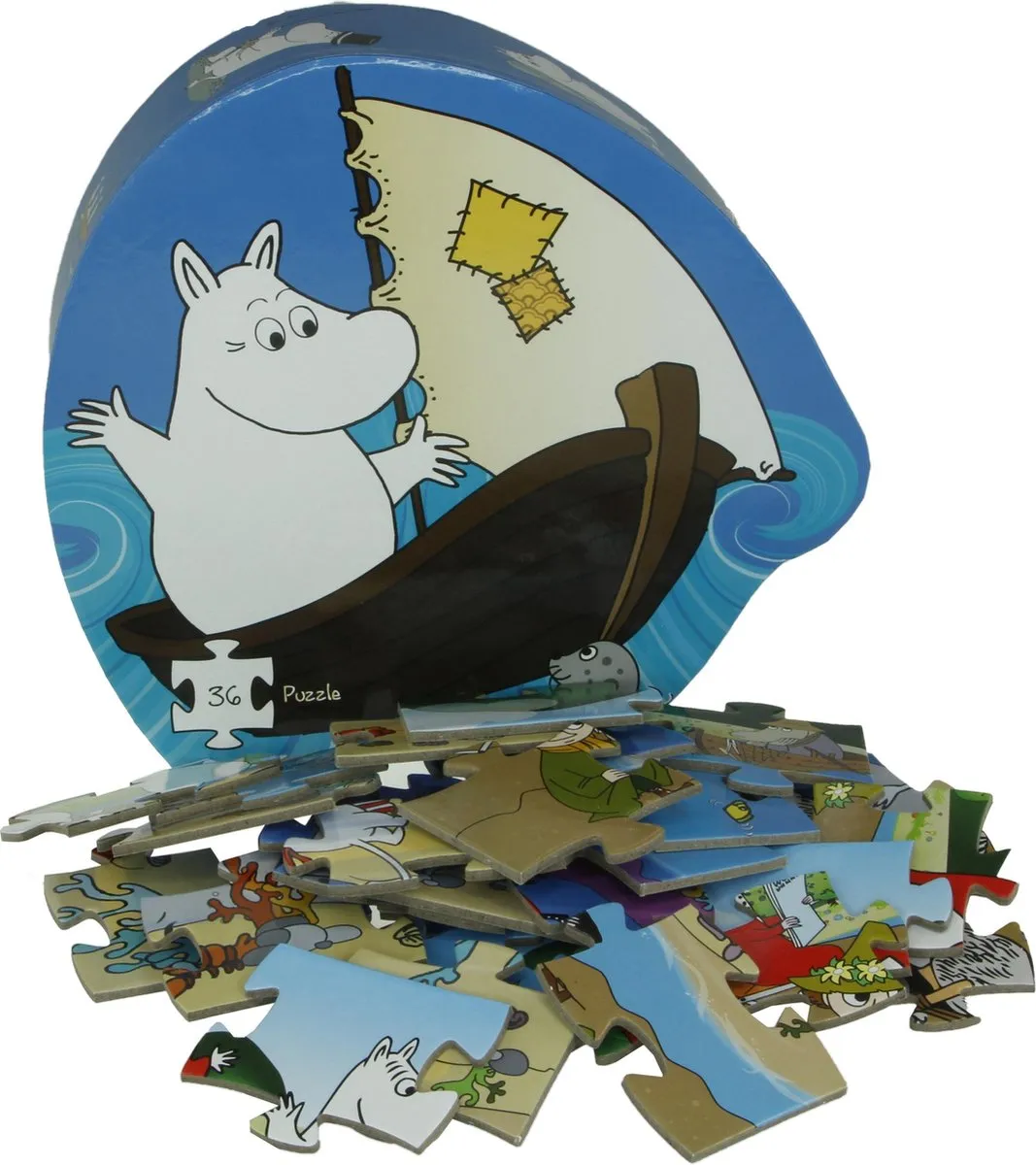 Barbo Toys Moemins Decopuzzel Moem & de zee - 36 Stuks