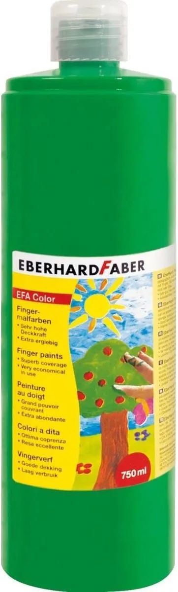 Eberhard Faber EFAColor Vingerverf Groen 750ml