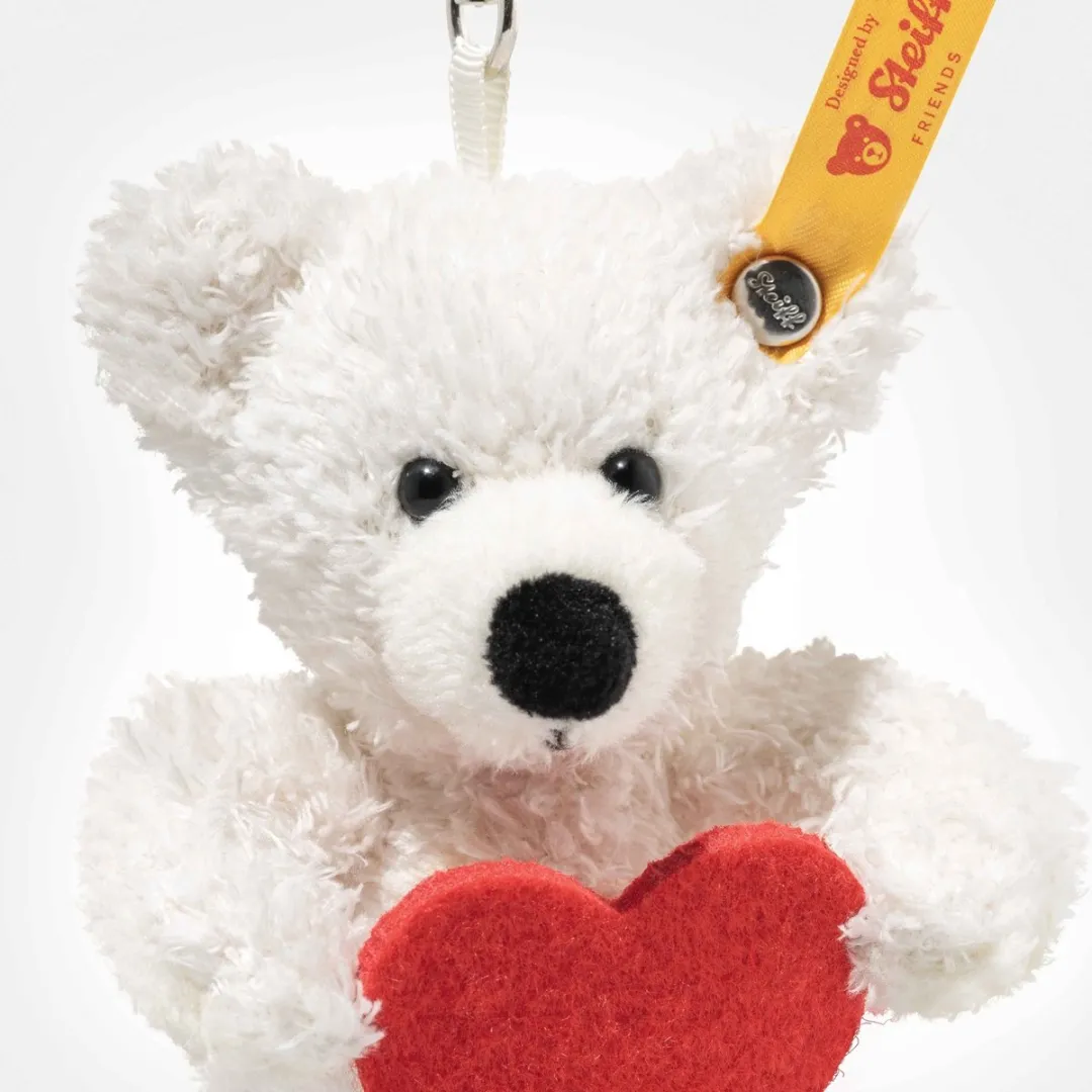 Steiff Lotte Teddy Bear Pendant 12cm - Wit