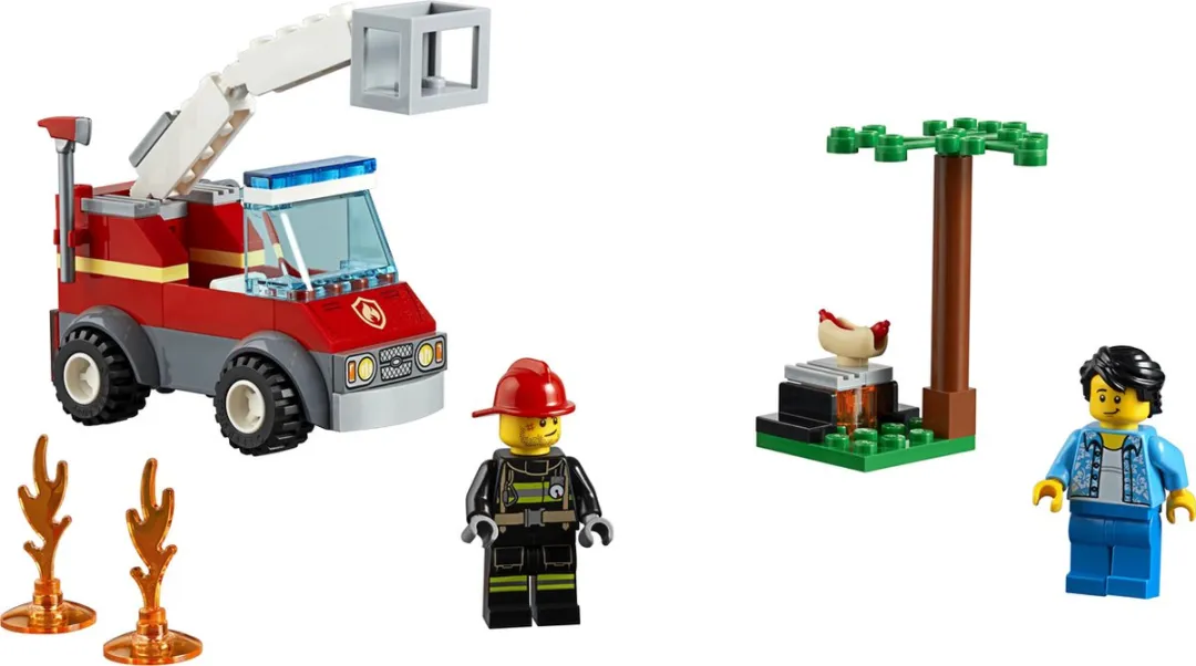 LEGO City 60212 Brandweer Blusset - Blauw