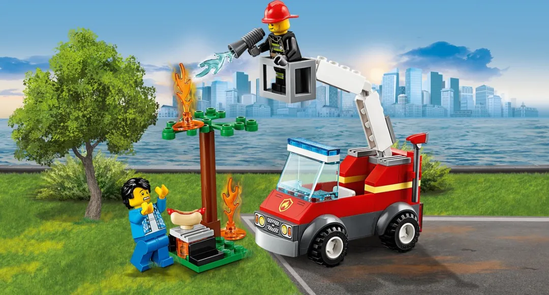 LEGO City 60212 Brandweer Blusset - Blauw
