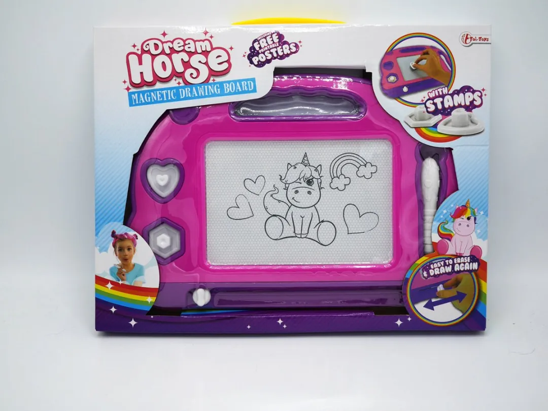Toi-Toys Dream Horse Magnetisch Tekenbord met Pen en Vormen