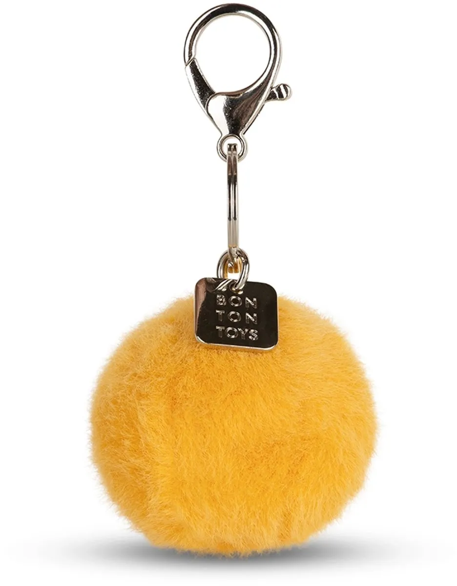 Bon Ton Toys Smiley® - Fuzzy Sleutelhanger Geel - 5.5 cm