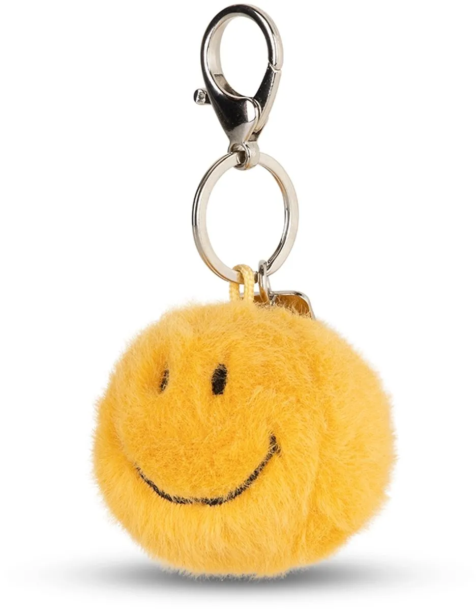 Bon Ton Toys Smiley® - Fuzzy Sleutelhanger Geel - 5.5 cm
