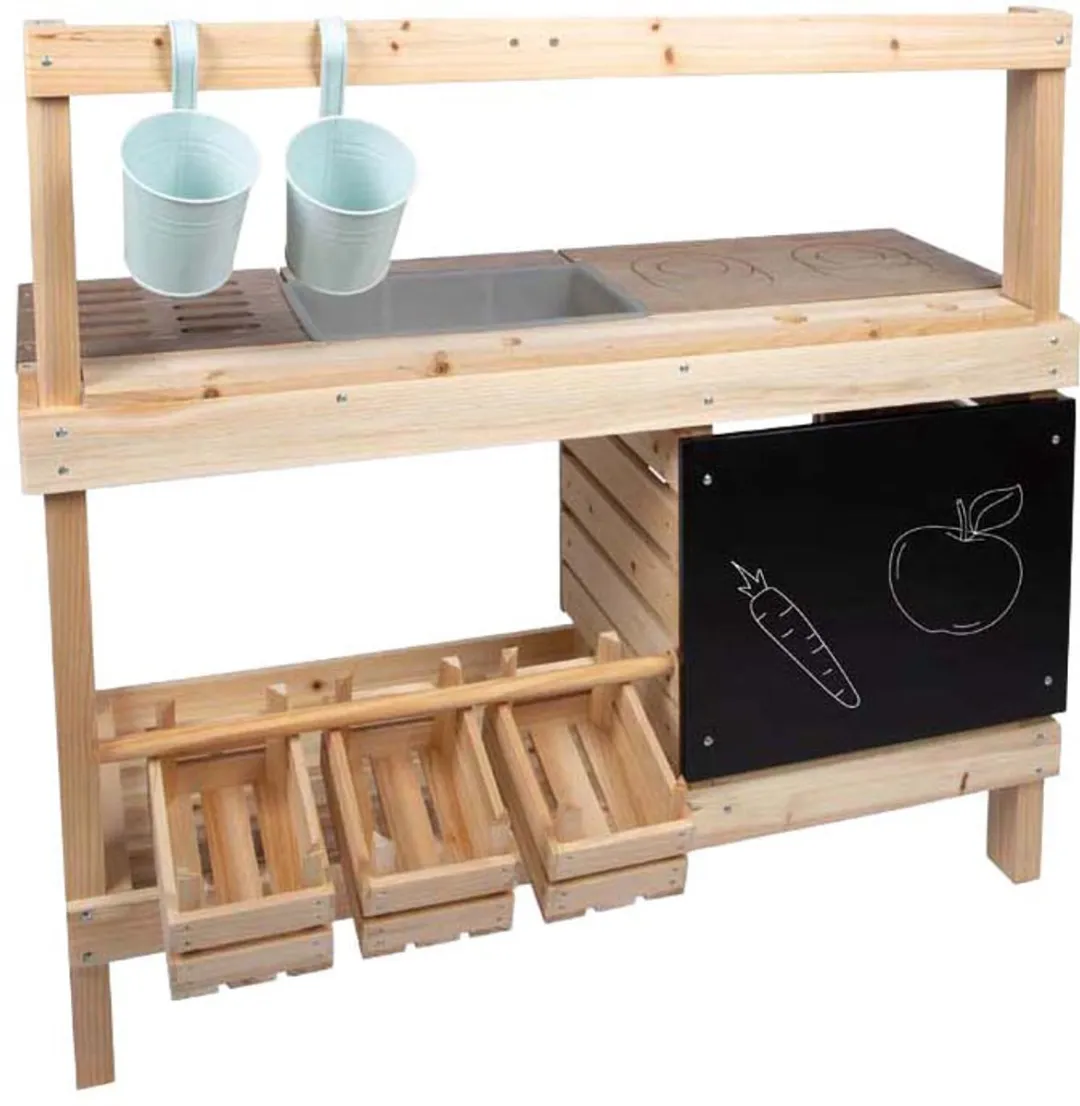 Small Foot Houten Modderkeuken & Winkel - Print