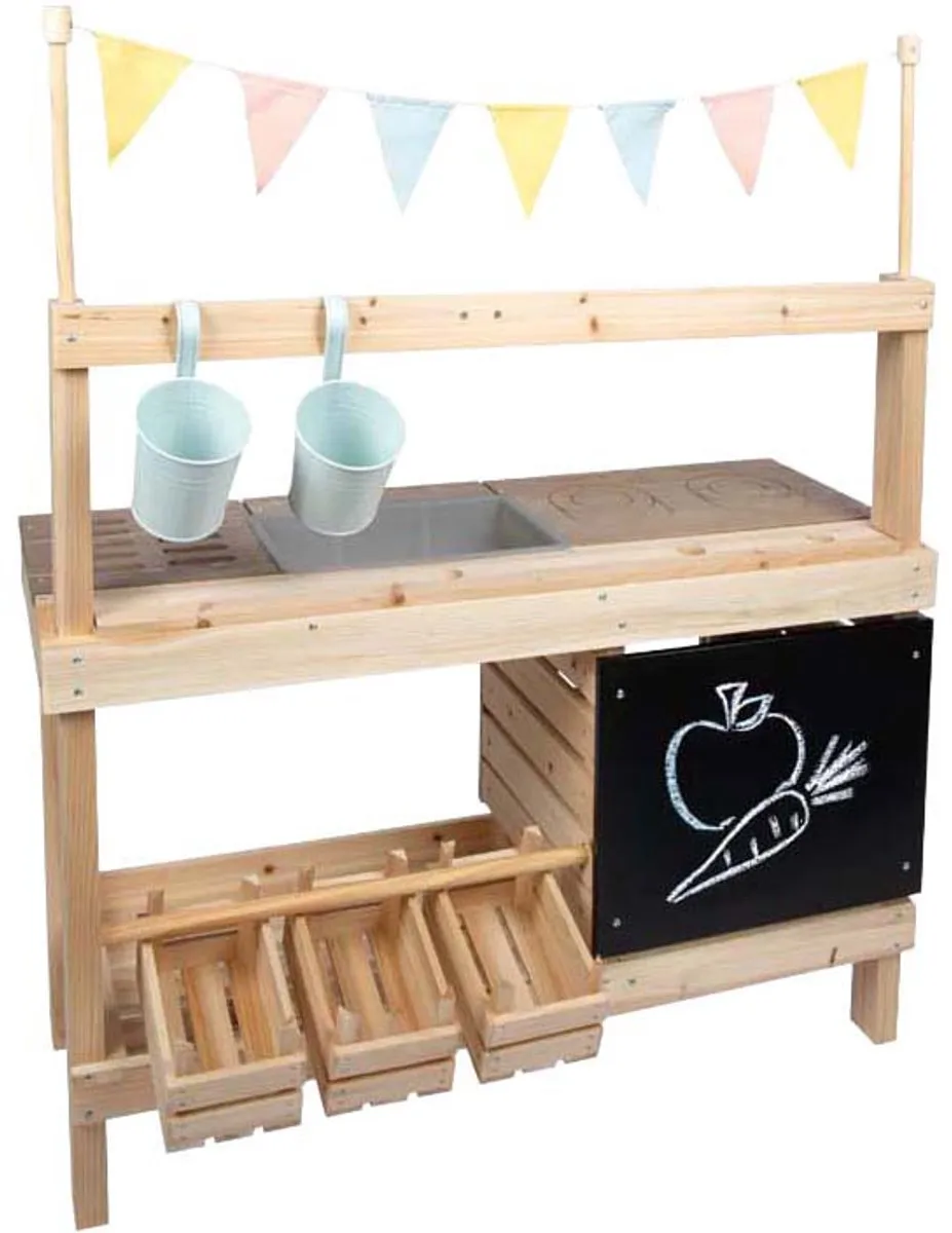 Small Foot Houten Modderkeuken & Winkel - Print