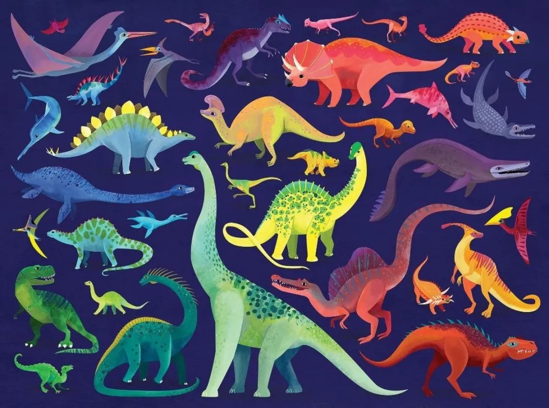 Crocodile Creek Dino World Puzzel - 500 Stukjes