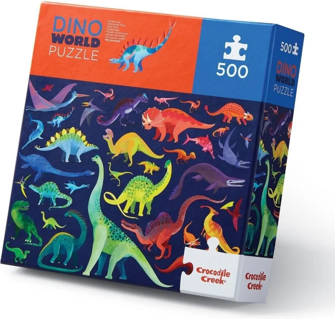 Crocodile Creek Dino World Puzzel