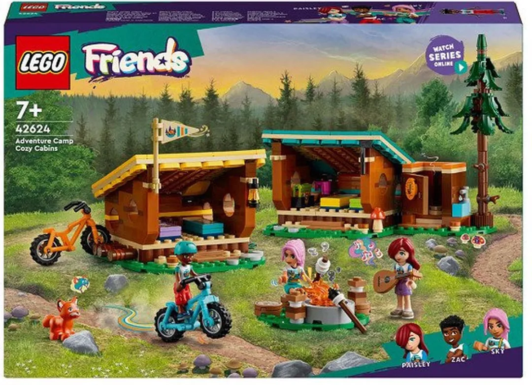 LEGO Friends Avonturenkamp Boshutten 42624 - 3 Minifiguren