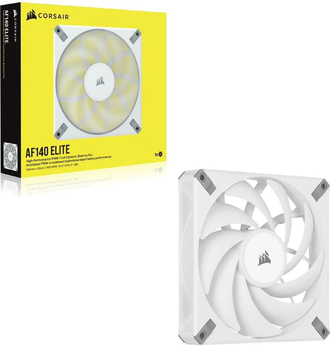 Corsair AF140 ELITE Boxventilator - Wit
