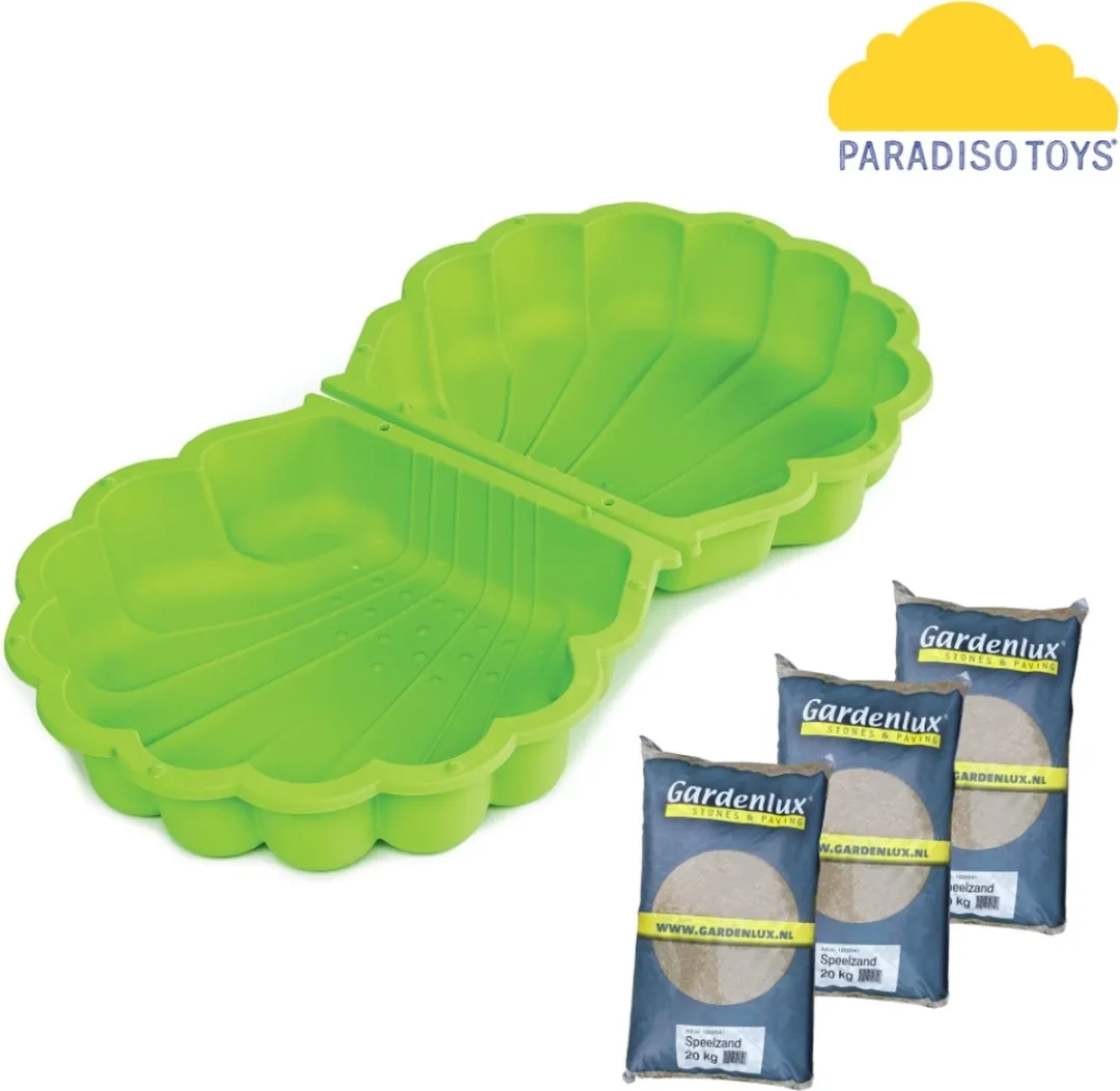 Paradiso Zandbak Schelp Groen