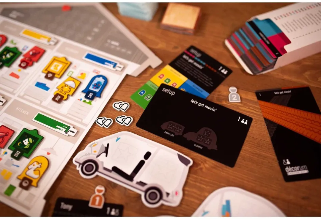 Décorum Movin Out Expansion - Bordspel Uitbreiding - Engels