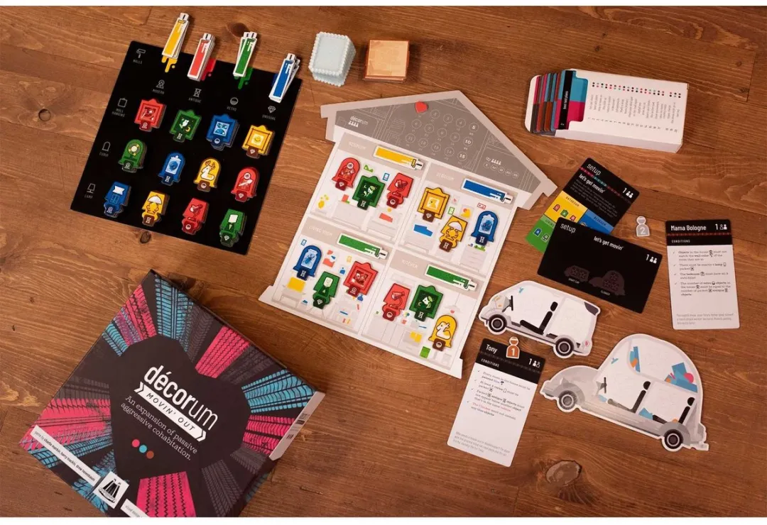 Décorum Movin Out Expansion - Bordspel Uitbreiding - Engels