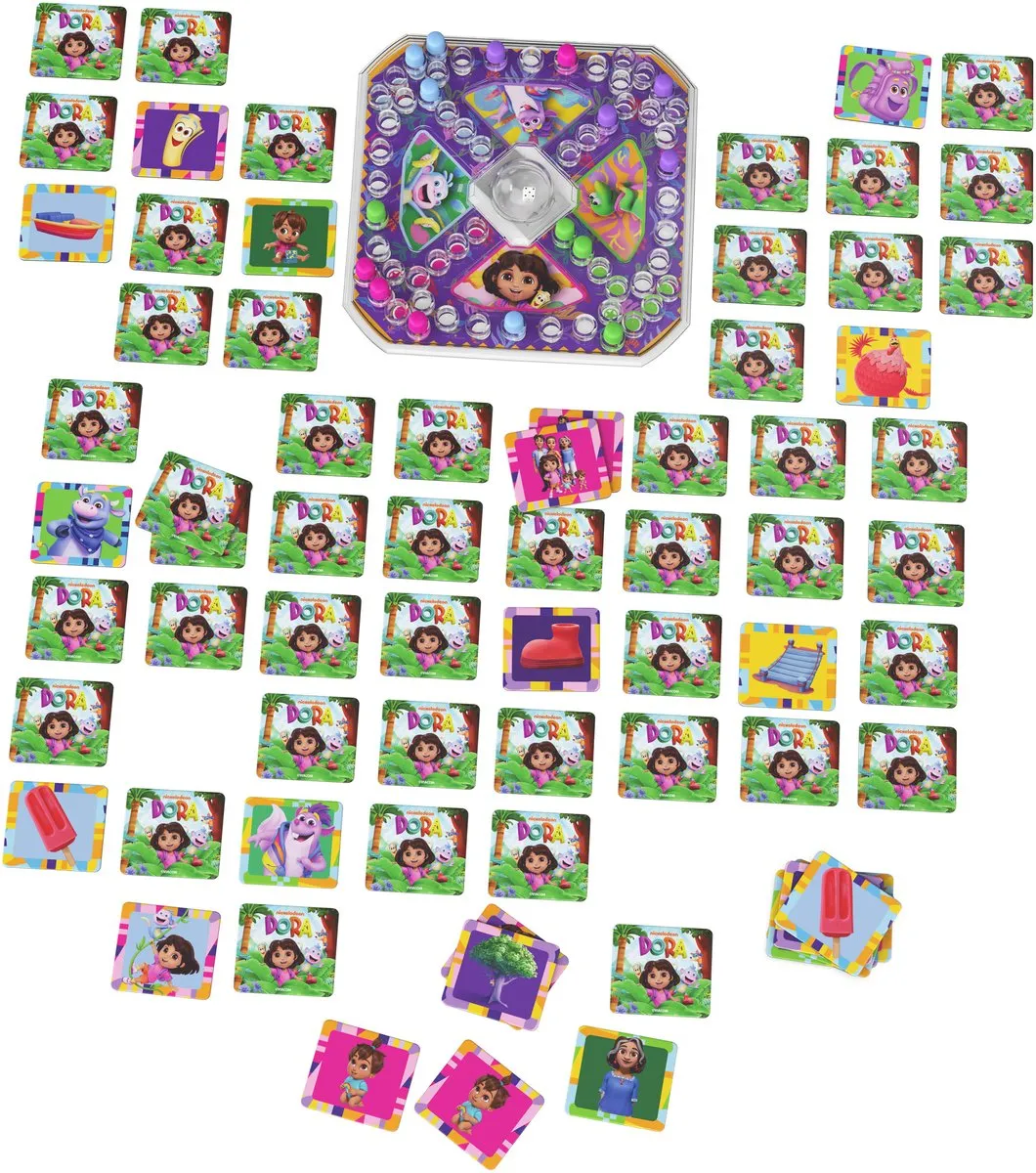 Spin Master Dora memo spel en popup spel - educatief kinderspel.