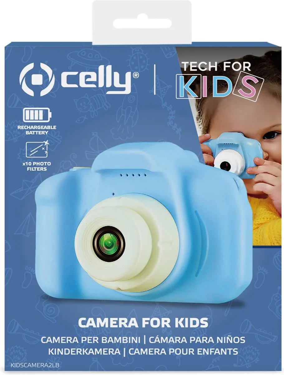 Celly KIDSCAMERA2 Digitale Camera - Blauw - afbeelding 6 van 6