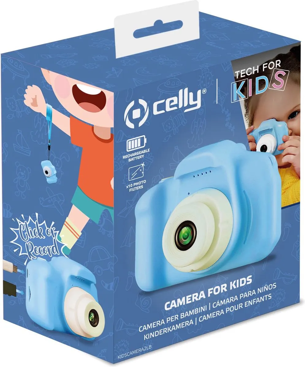 Celly KIDSCAMERA2 Digitale Camera - Blauw