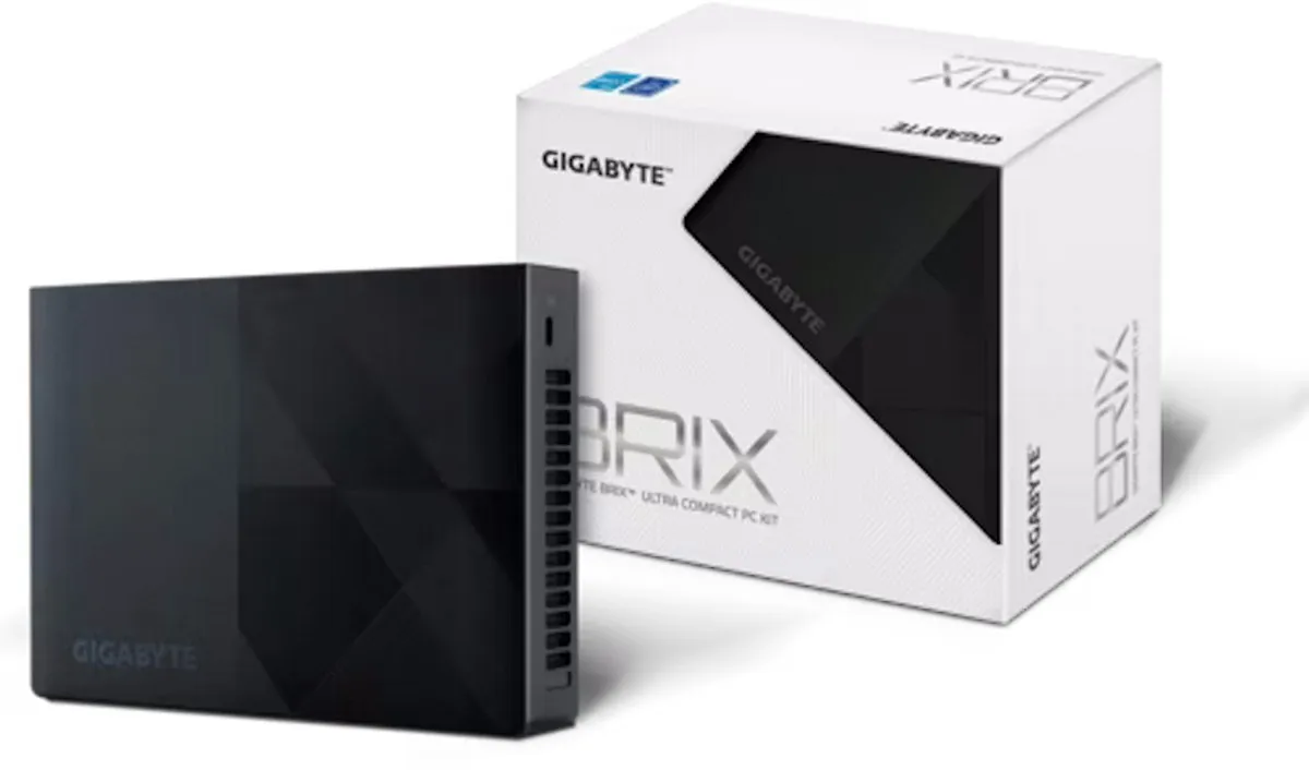Gigabyte BRIX GB-BNIP-N100 Barebone Mini-PC - Intel N100