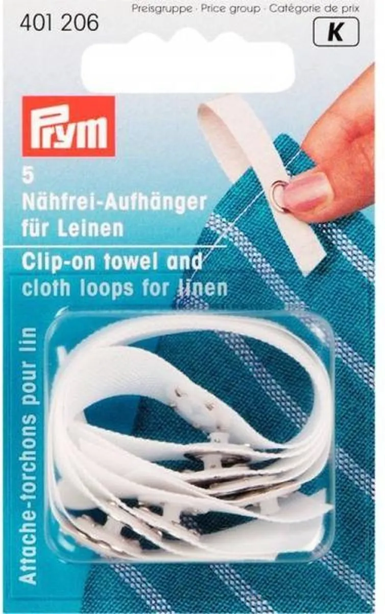 Prym Handdoekklusjes Drukknoop Katoen - 5 Stuks