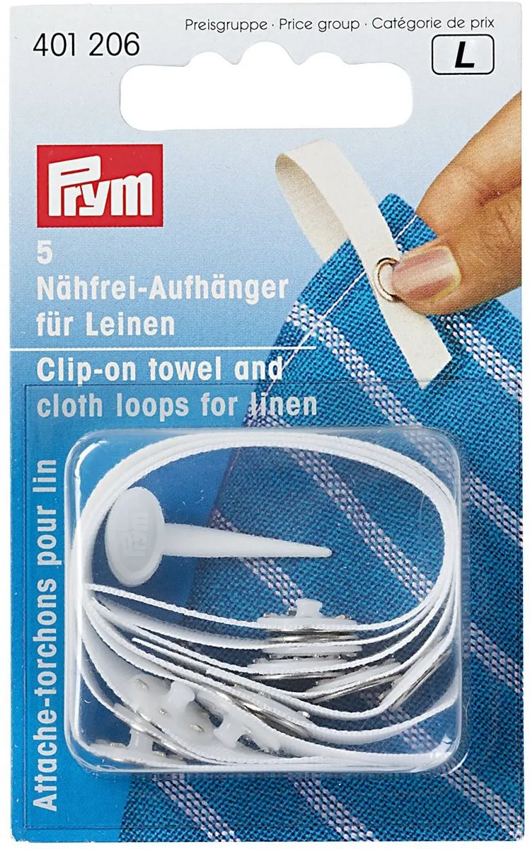 Prym Handdoekklusjes Drukknoop Katoen - 5 Stuks