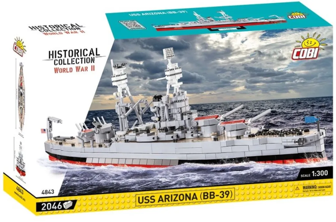 Cobi USS Arizona BB-39 Bouwset - 2046 Stukken - Meerkleurig