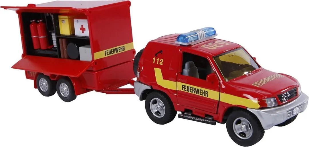 Kids GLOBE Duitse Brandweer Diecast 25cm