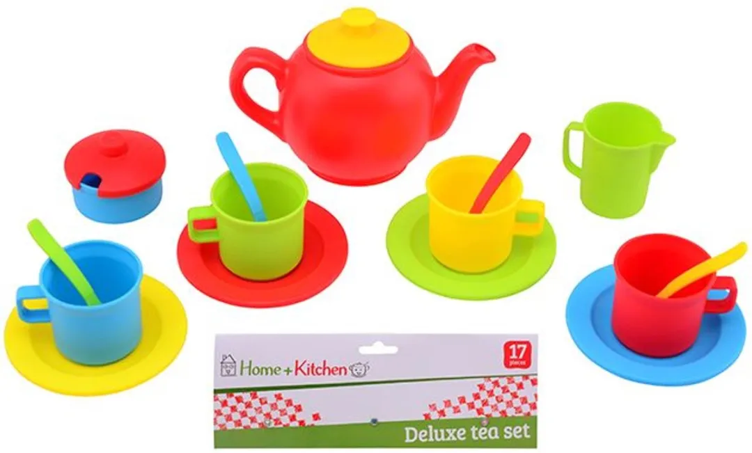 Johntoy Theeset 17-delig - Multicolor