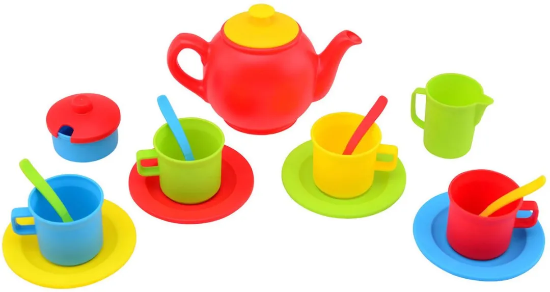 Johntoy Theeset 17-delig - Multicolor