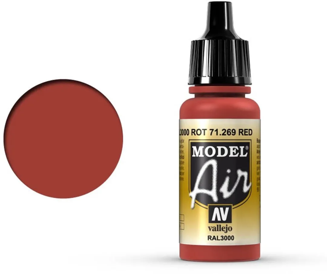 Vallejo Model Air Red Acrylverf 17ml