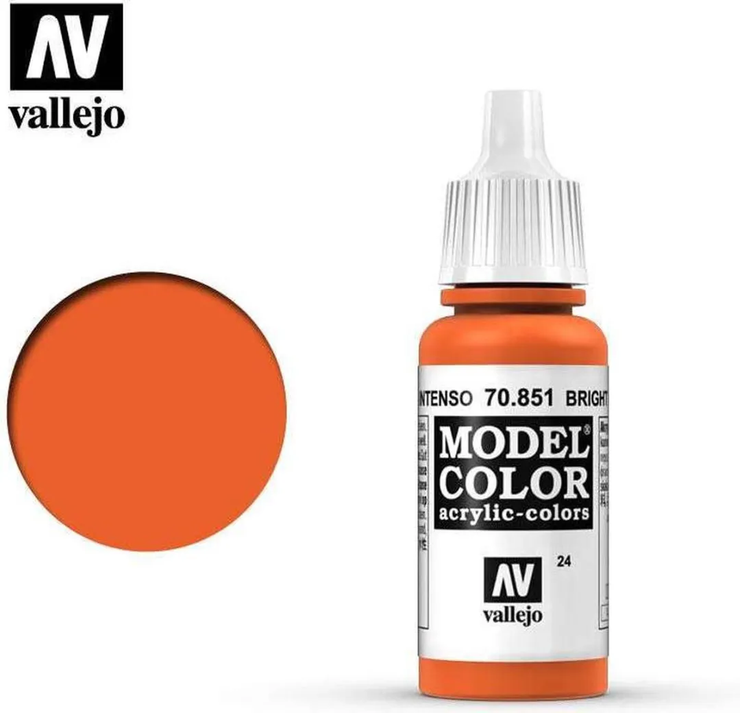 Vallejo Model Color Bright Orange Acrylverf 17ml