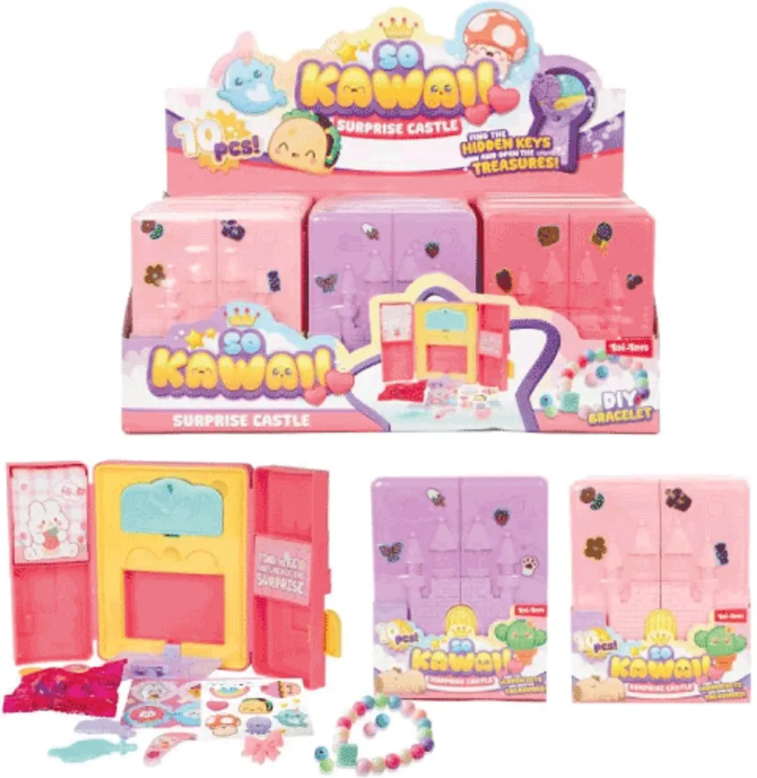 Toi-Toys Kawaii Kasteel Speelgoed Verrassingsset - Multicolor