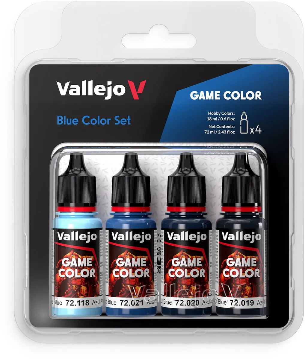 Vallejo Game Color Blauw Acrylverfset