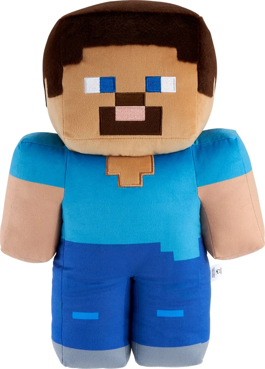 Minecraft Plush Steve - 16 inch - Meerkleurig - afbeelding 3 van 6
