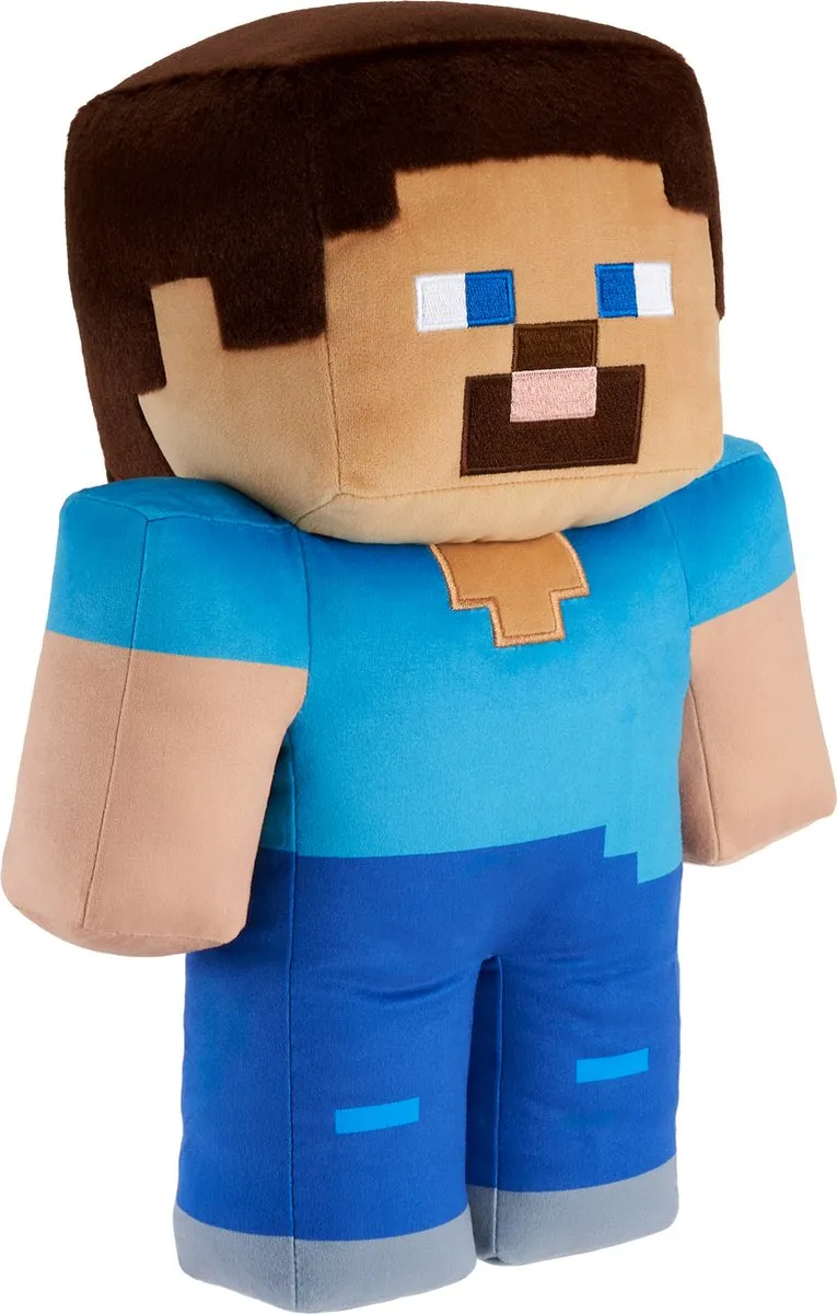 Minecraft Plush Steve - 16 inch - Meerkleurig - afbeelding 6 van 6