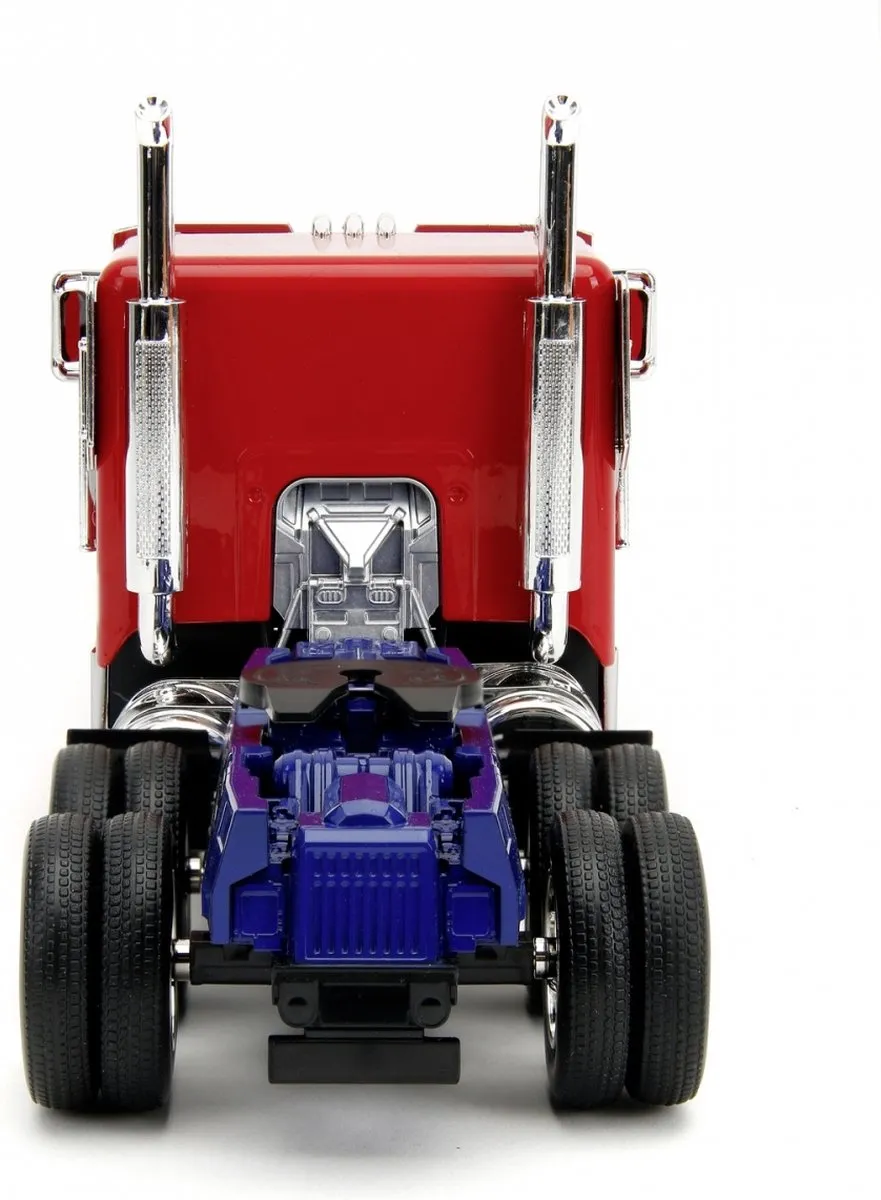 Jada Toys Transformers Diecast Model 1/24 Big Rig T7 Optimus Prime Vehicles