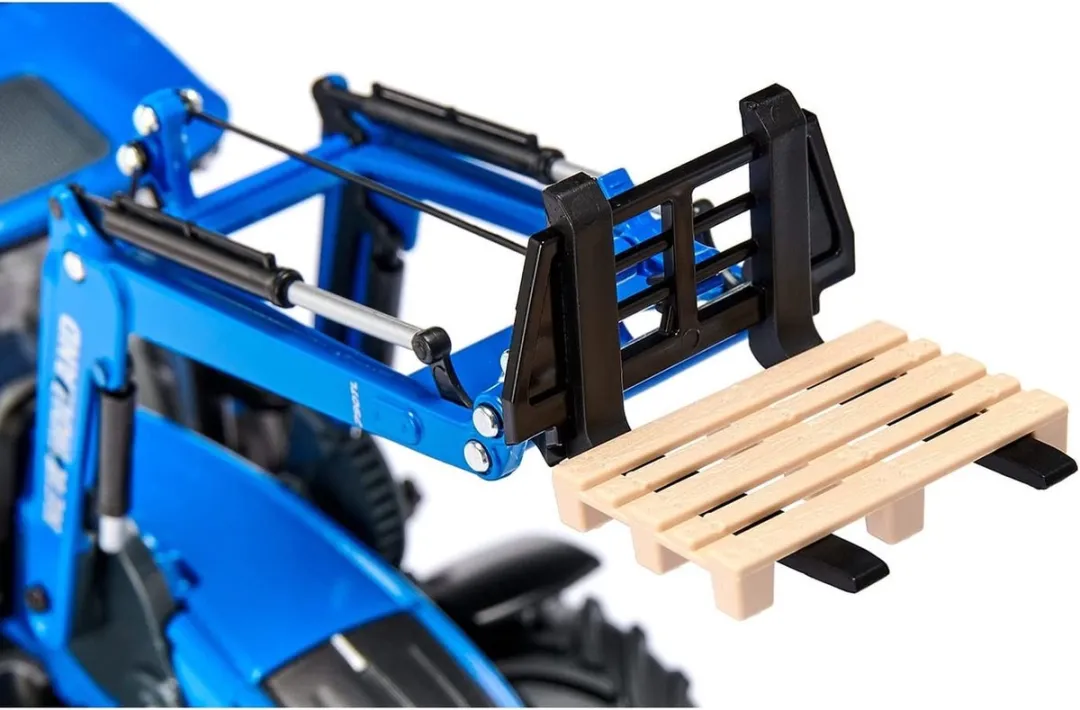SIKU 6797 New Holland Tractor Blauw - 1:32 - 3x Accu's - afbeelding 6 van 6
