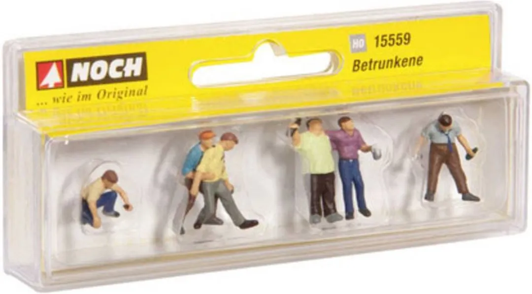Noch Dronken Personen Schaal H0 - Multicolor