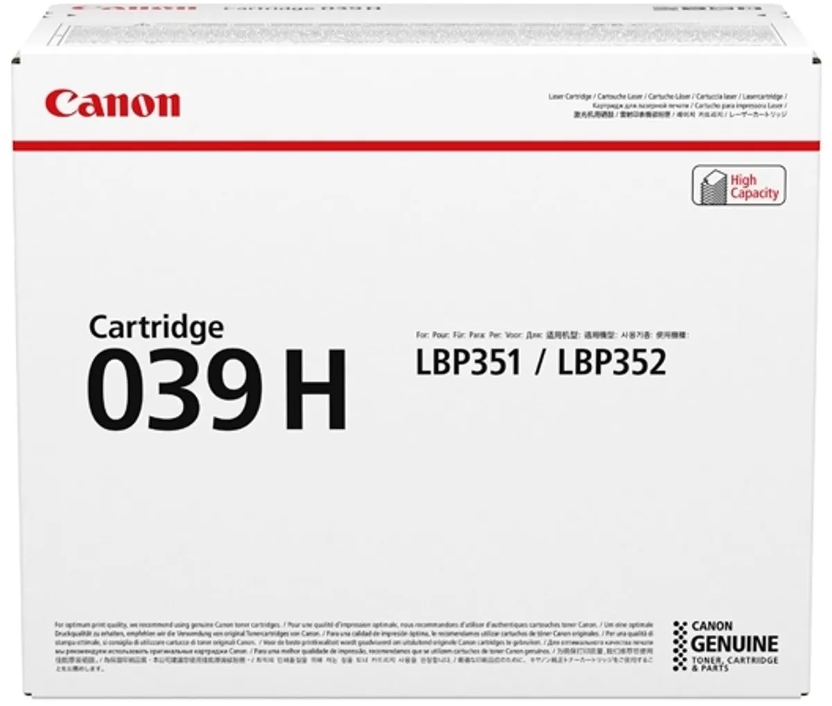 Canon 0288C001 Toner Zwart - 25.000 pagina's