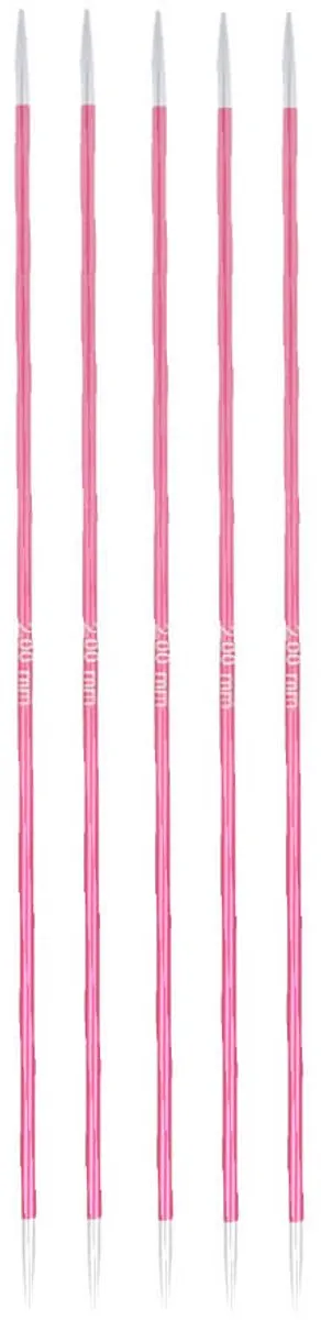 KnitPro Zing Sokkennaalden 2.00mm - 15cm - Rood - 5 Stuks
