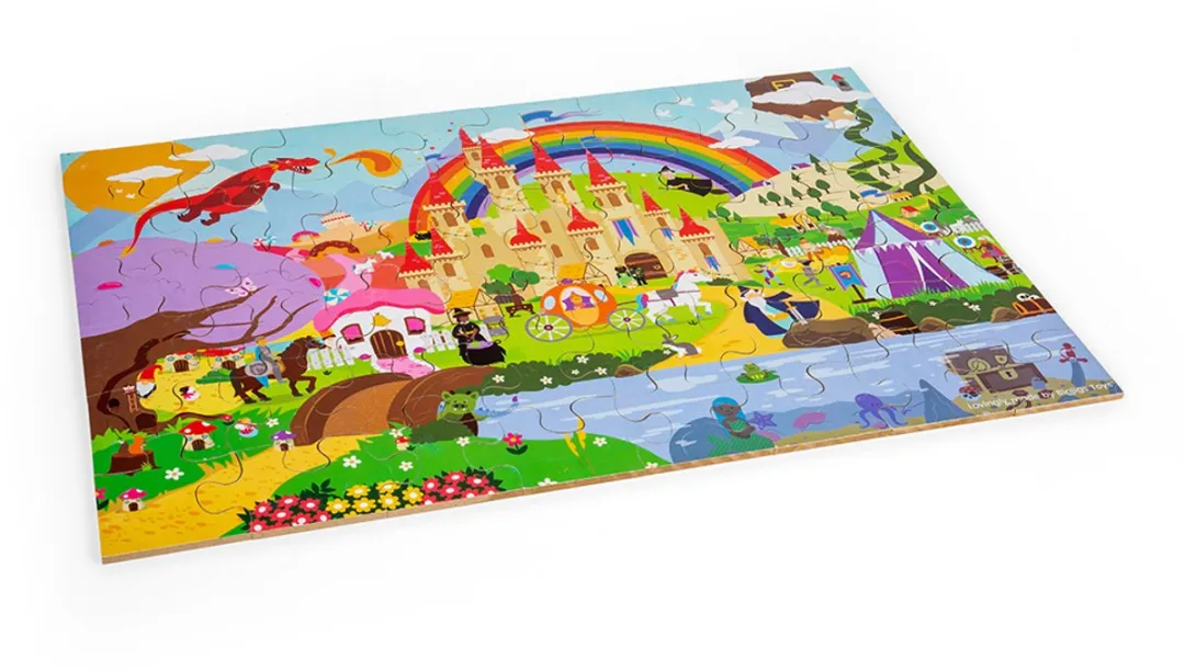 BIGJIGS Fantasie Vloerpuzzel 1000 Stuks - Multicolor