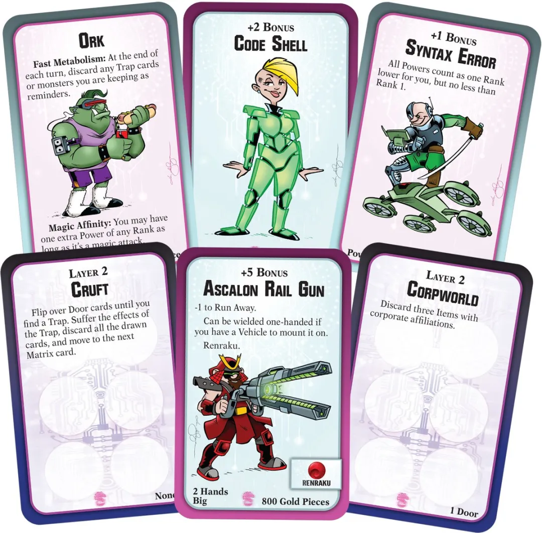 Munchkin: Shadowrun - Hack The Future - Uitbreiding - Kaartspel - Engels