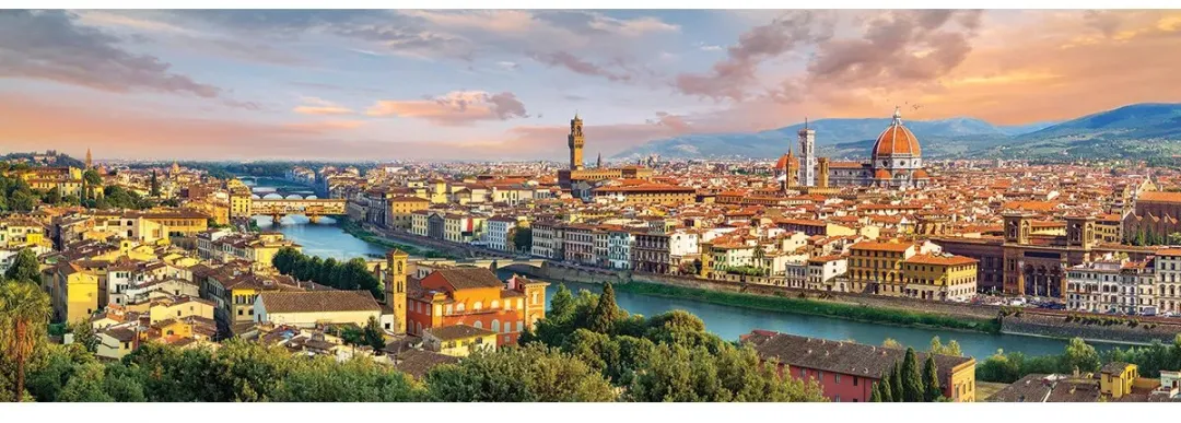 Eurographics Florence Italië Puzzel 1000 Stuks - Multicolor