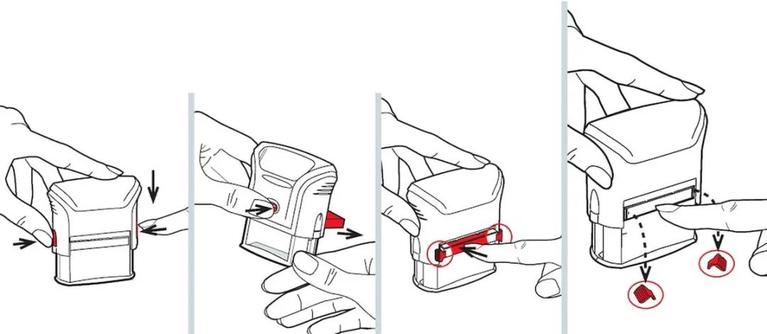 Trodat vervangkussen zwart | voor stempel 4926 | blister met 2 stuks