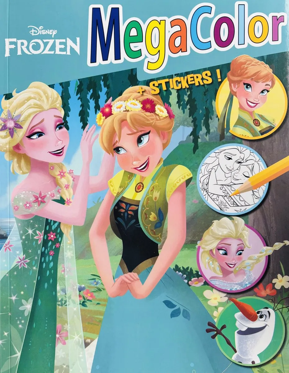 Disney Frozen Kleurboek Anna & Elsa