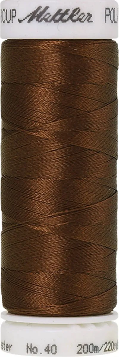 Amann Mettler Polysheen Borduurgaren 200m - Bruin