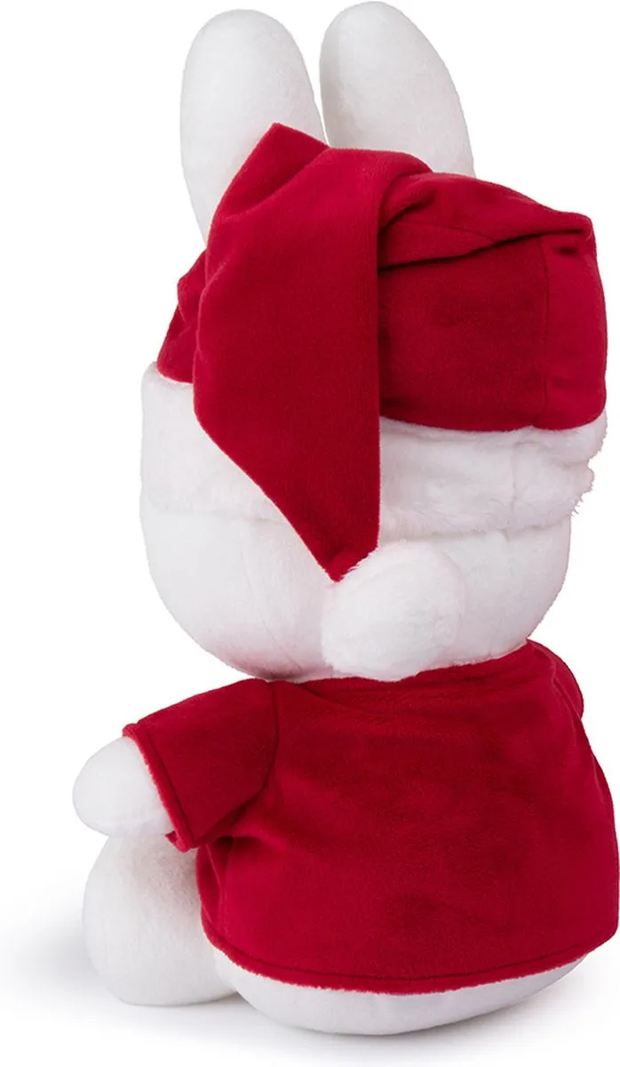 Bon Ton Toys Nijntje Kerst Zittend 33cm - Rood/Wit/Zwart
