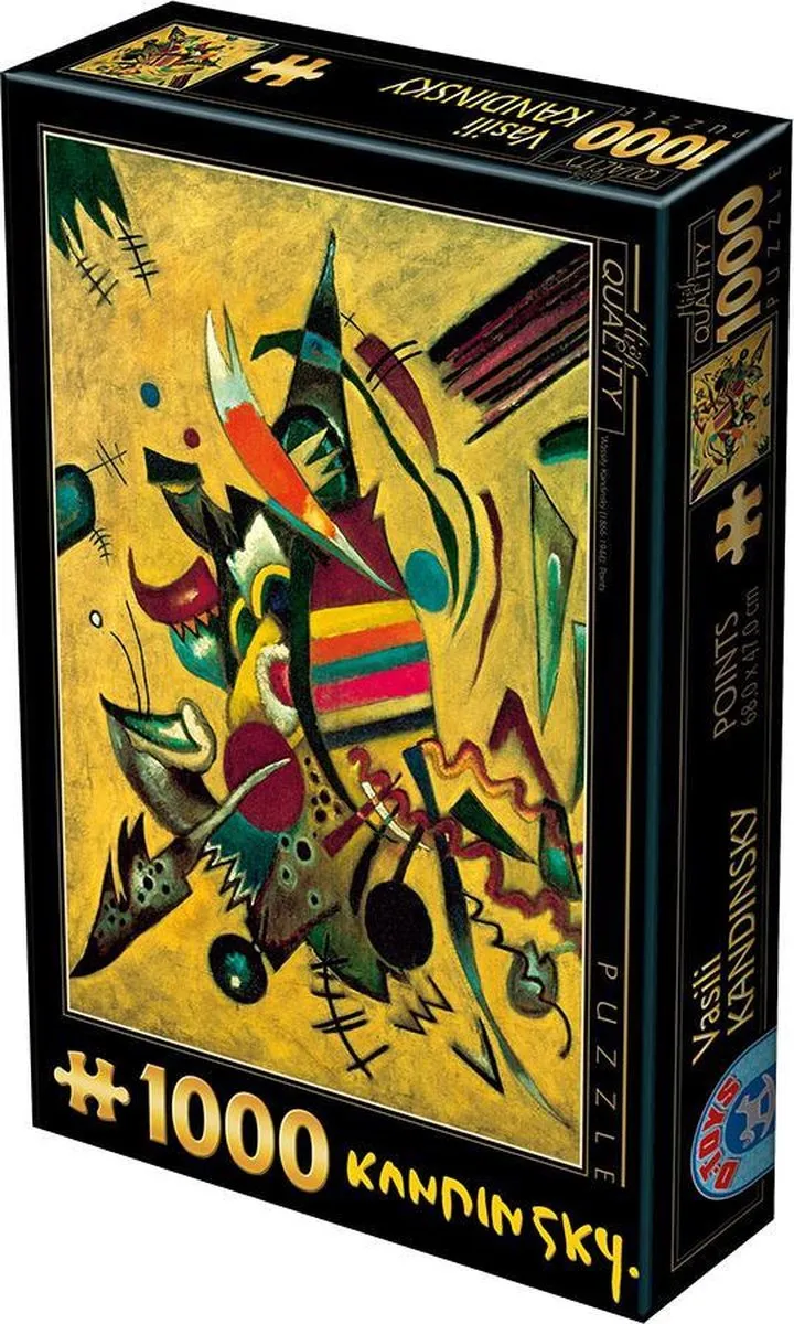 D-Toys puzzel Kandinsky kunst 1000 stukjes - legpuzzel kunstwerk.