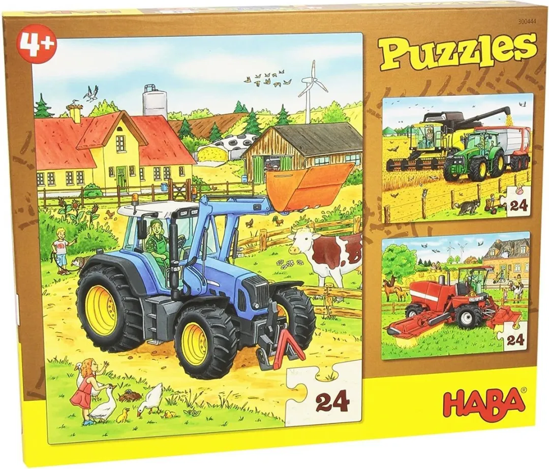 Haba Wooden Toys Tractor & Co. Puzzel